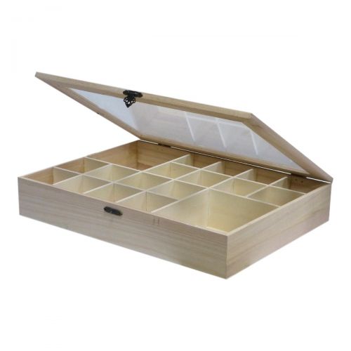 Boyle Industries Wooden Memory Box With Dividers Wholesale