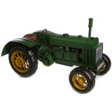 Green and Gold Tractor Metal Ornament 38cm