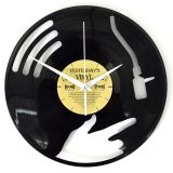 Vinyl Wall Clock Disc Jockey 30cm