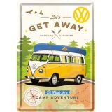 Nostalgic-Art Metal Postcard VW - Get Away 10x14cm