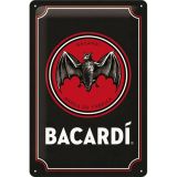 Nostalgic-Art Medium Sign Bacardi - Logo Black 20x30cm