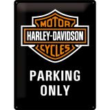 Nostalgic-Art Large Sign Harley Parking Only 30x40cm