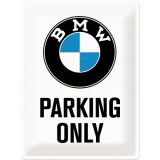 Nostalgic-Art Large Sign BMW Parking Only 30x40cm