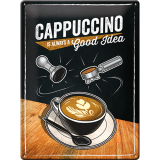 Nostalgic-Art Large Sign Cappuccino Good Idea 30x40cm