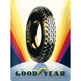 Nostalgic-Art Large Sign Goodyear - Rainbow Wheel 30x40cm