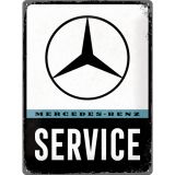 Nostalgic-Art Large Sign Mercedes-Benz Service 30x40cm