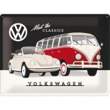 Nostalgic-Art Large Sign VW - Meet the Classics 30x40cm