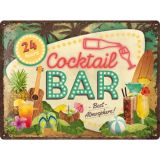 Nostalgic-Art Large Sign Cocktail Bar 30x40cm