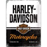 Nostalgic-Art Large Sign Harley-Davidson Motorcycles 30x40cm