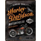 Nostalgic-Art Large Sign Harley - Timeless Tradition 30x40cm