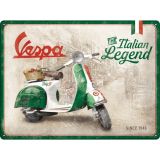 Nostalgic-Art Large Sign Vespa - Italian Legend 30x40cm