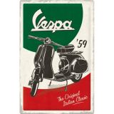 Nostalgic-Art XL Sign Vespa - The Italian Classic 40x60cm