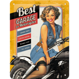 Nostalgic-Art Small Sign Best Garage-yellow 15x20cm