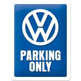 Nostalgic-Art Small Sign VW Parking Only 15x20cm