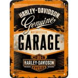 Nostalgic-Art Small Sign Harley Davidson Genuine Garage 15x20cm