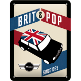 Nostalgic-Art Small Sign Mini - Brit Pop 15x20cm