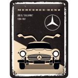Nostalgic-Art Small Sign Mercedes-Benz 300SL Beige 15x20cm