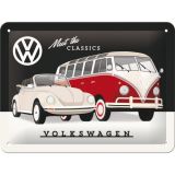 Nostalgic-Art Small Sign VW - Meet the Classics 15x20cm