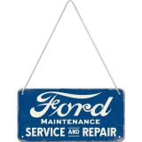 Nostalgic-Art Hanging Sign Ford - Service & Repair 10x20cm