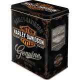 Nostalgic-Art Tin Storage Box Large Harley Davidson 10x14x20cm