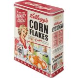 Nostalgic-Art Storage Tin XL Kellogg's Corn Flakes Quality Cereal 8x19x26cm
