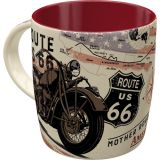 Nostalgic-Art Ceramic Mug Route 66 Bike Map