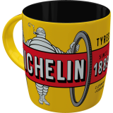 CERAMIC MUG MICHELIN - TYRES BIBENDUM YELLOW