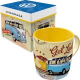 Nostalgic-Art Ceramic Mug and Gift Box Set Volkswagen Bulli Let's Get Lost
