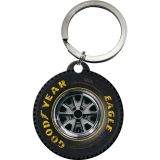 Nostalgic-Art Keyring Round Goodyear Wheel