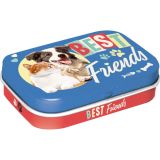 Nostalgic-Art Mint Box Best Friends Cat & Dog 4x6x2cm