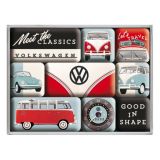 Nostalgic-Art 9pc Magnet Set VW - Meet the Classics
