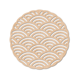 Wooden Coaster 10x10cm - Arches