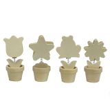 Photo/Message Clip Mini Pots Pk4