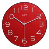 Leni Classic Wall Clock Red 30cm
