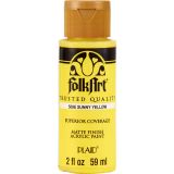 FolkArt Premium Acrylic Paint 59ml Sunny Yellow - Matt Finish