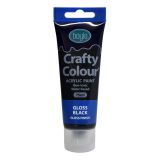 Crafty Colour Acrylics Paint 75ml Black