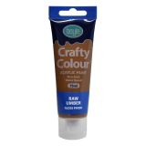 Crafty Colour Acrylics Paint 75ml Raw Umber