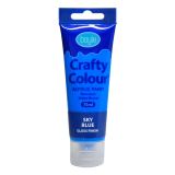 Crafty Colour Acrylics Paint 75ml Sky Blue