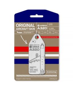 Aviationtag Airbus A320 China Eastern Airlines White