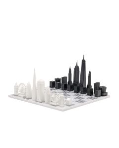 Skyline Chess  - London vs New York Edition (Marble)