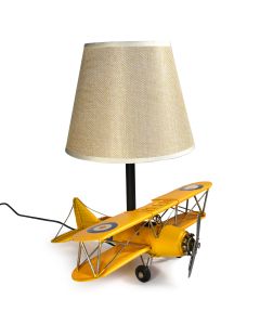 USB powered LED Lamp Curtis Jenny Plane 29x27x33cm Yellow