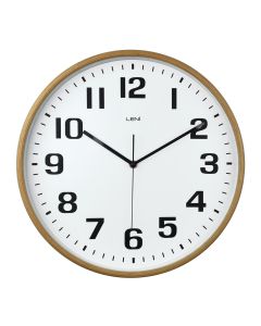 Leni Wood Wall Clock 32cm White
