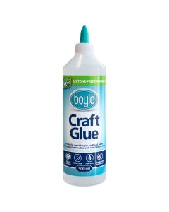 Acetone-free Clear Boyle Craft Glue 500ml - NEW FORMULA
