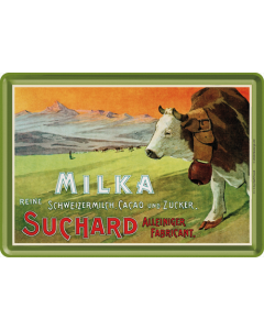 Nostalgic-Art Metal Postcard Milka Suchard 10x14cm