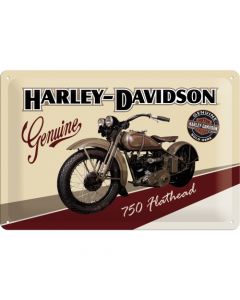 Nostalgic-Art Medium Sign Harley Flathead 20x30cm