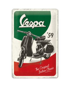 Nostalgic-Art Medium Sign Vespa - The Italian Classic 20x30cm