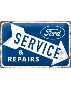 Nostalgic-Art Medium Sign Ford - Service & Repairs 20x30cm