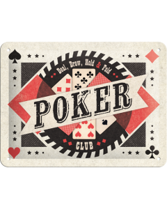 Nostalgic-Art Small Sign Poker 15x20cm