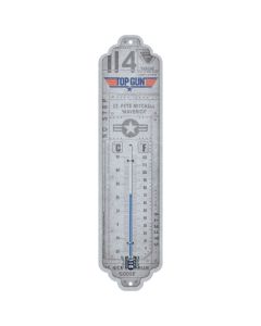 Nostalgic-Art Thermometer Top Gun Aircraft Metal