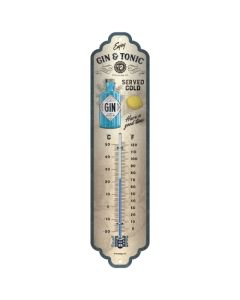 Nostalgic-Art Thermometer Gin and Tonic Served Cold